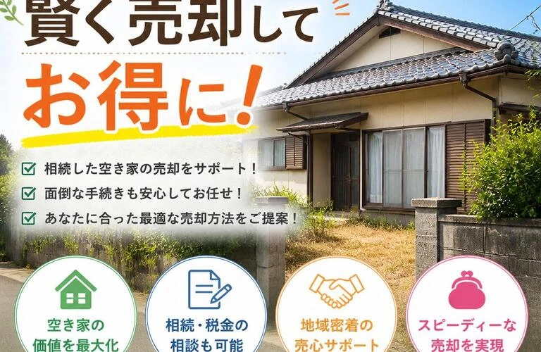 相続で取得した空き家、賢く売却してお得に！