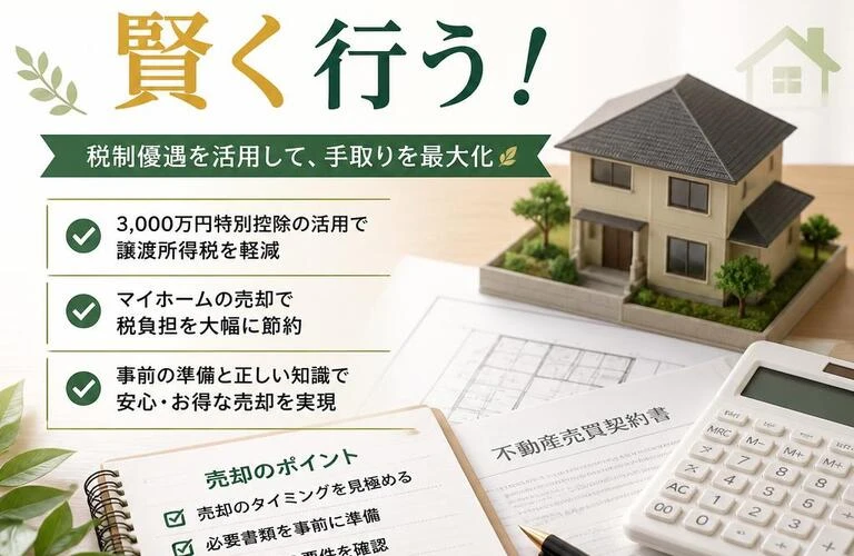 特定の居住用財産の売却を賢く行う！