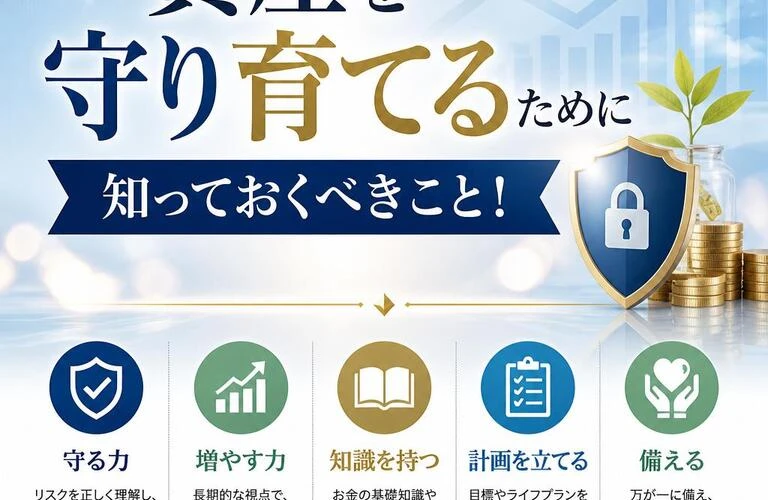 資産を守り育てるために知っておくべきこと！
