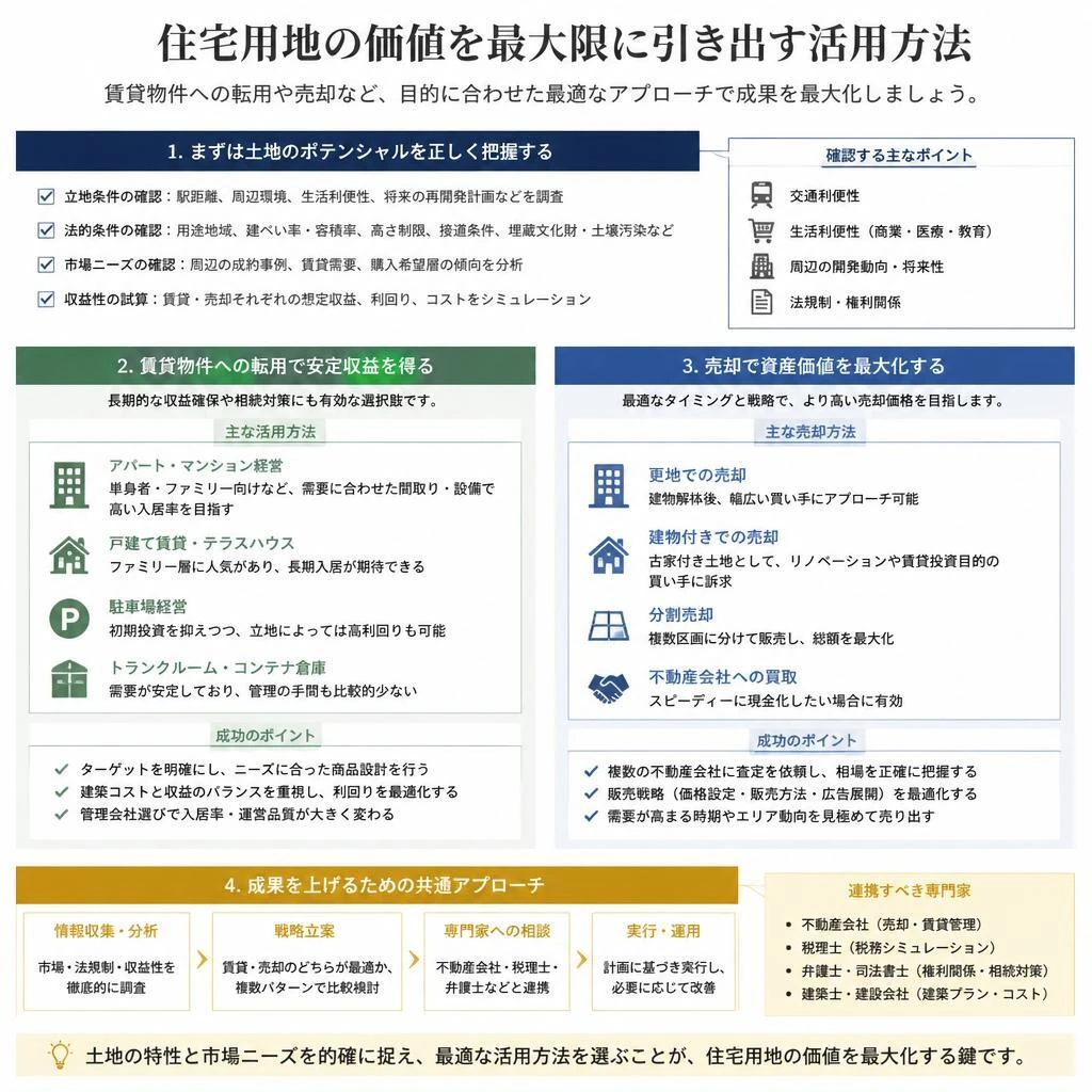 土地活用の選択肢