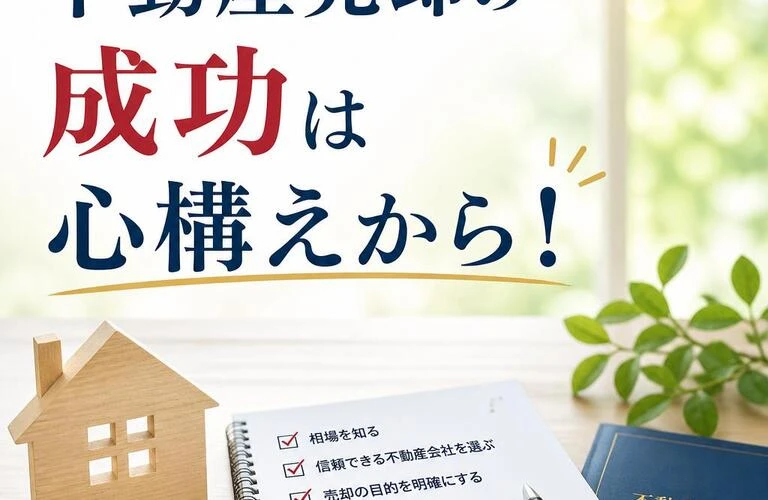 不動産売却の成功は心構えから！