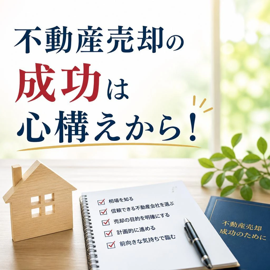 不動産売却の成功は心構えから！