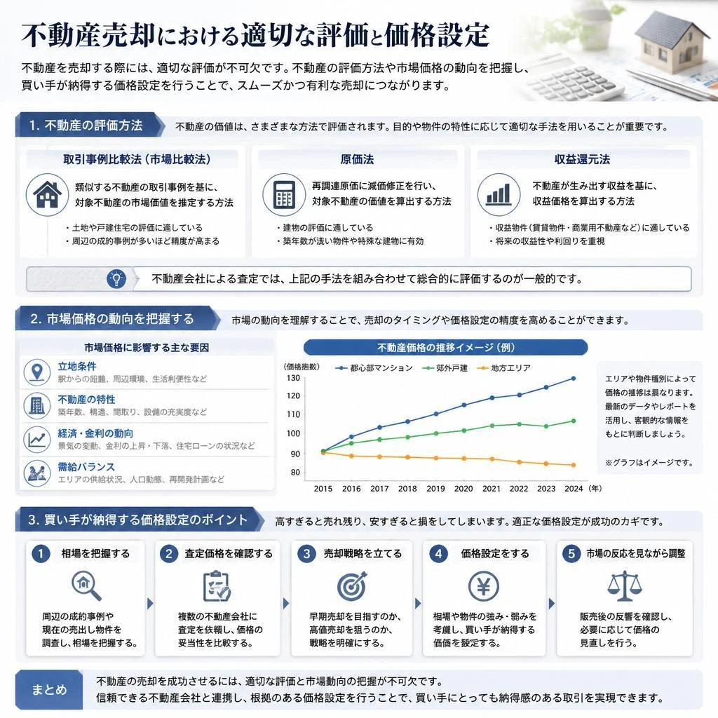 不動産評価と市場価格の把握