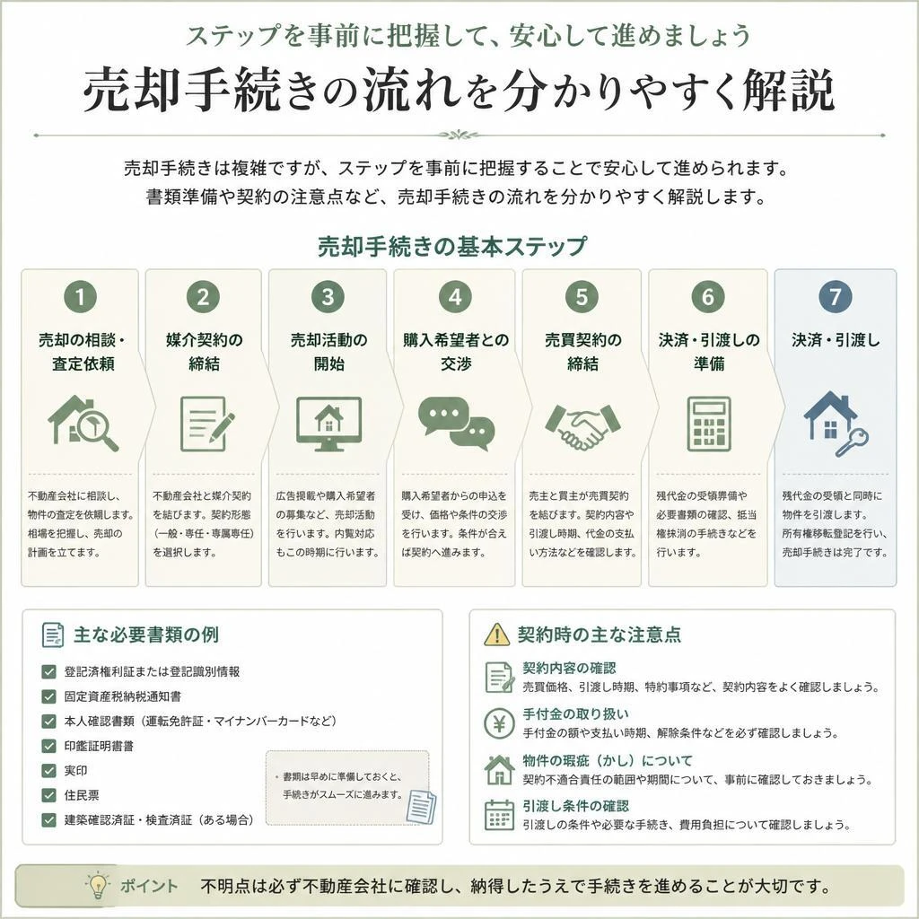 スムーズな売却手続きの流れ