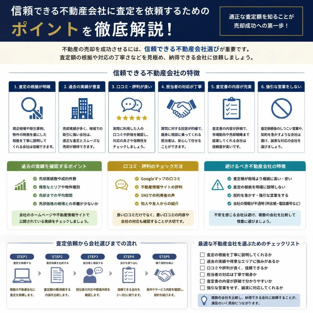 安心な査定依頼のポイント