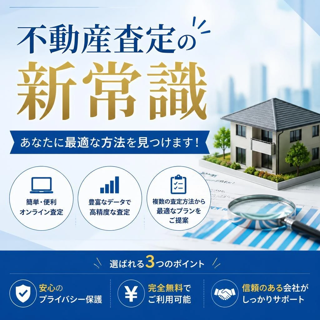 不動産査定の新常識、あなたに最適な方法を見つけます！