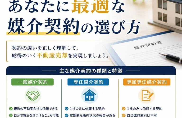 不動産のプロが教える！あなたに最適な媒介契約の選び方