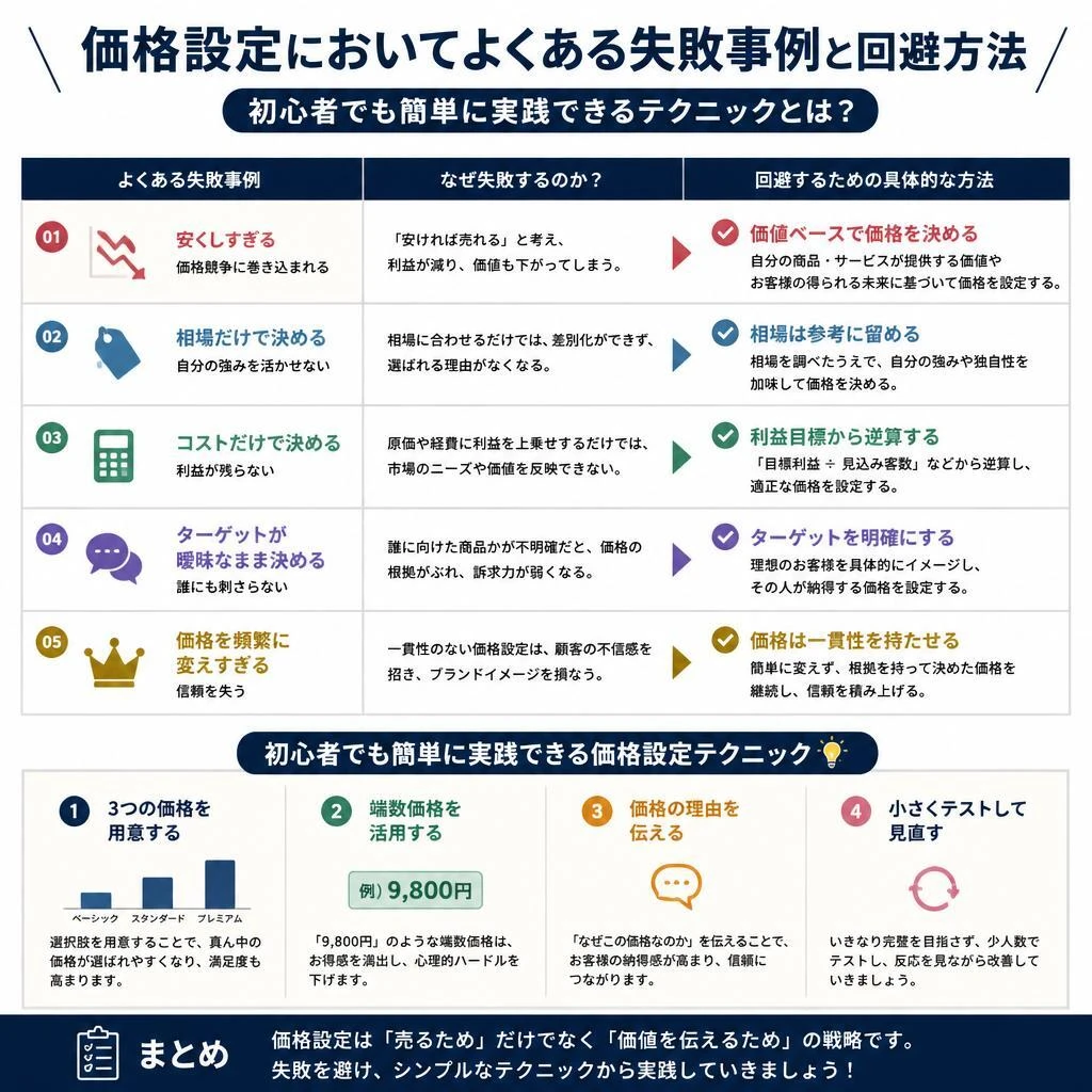 よくある失敗とその回避法