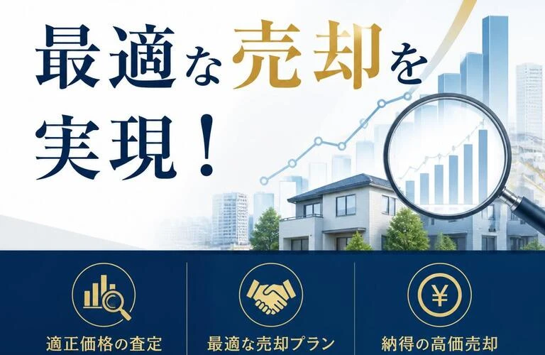 正しい価格を見極めて、最適な売却を実現！