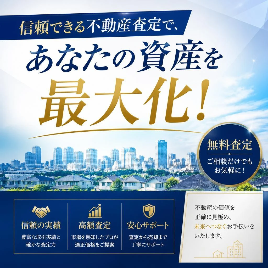 信頼できる不動産査定で、あなたの資産を最大化！