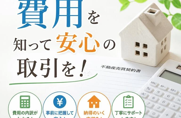 不動産売却、費用を知って安心の取引を！