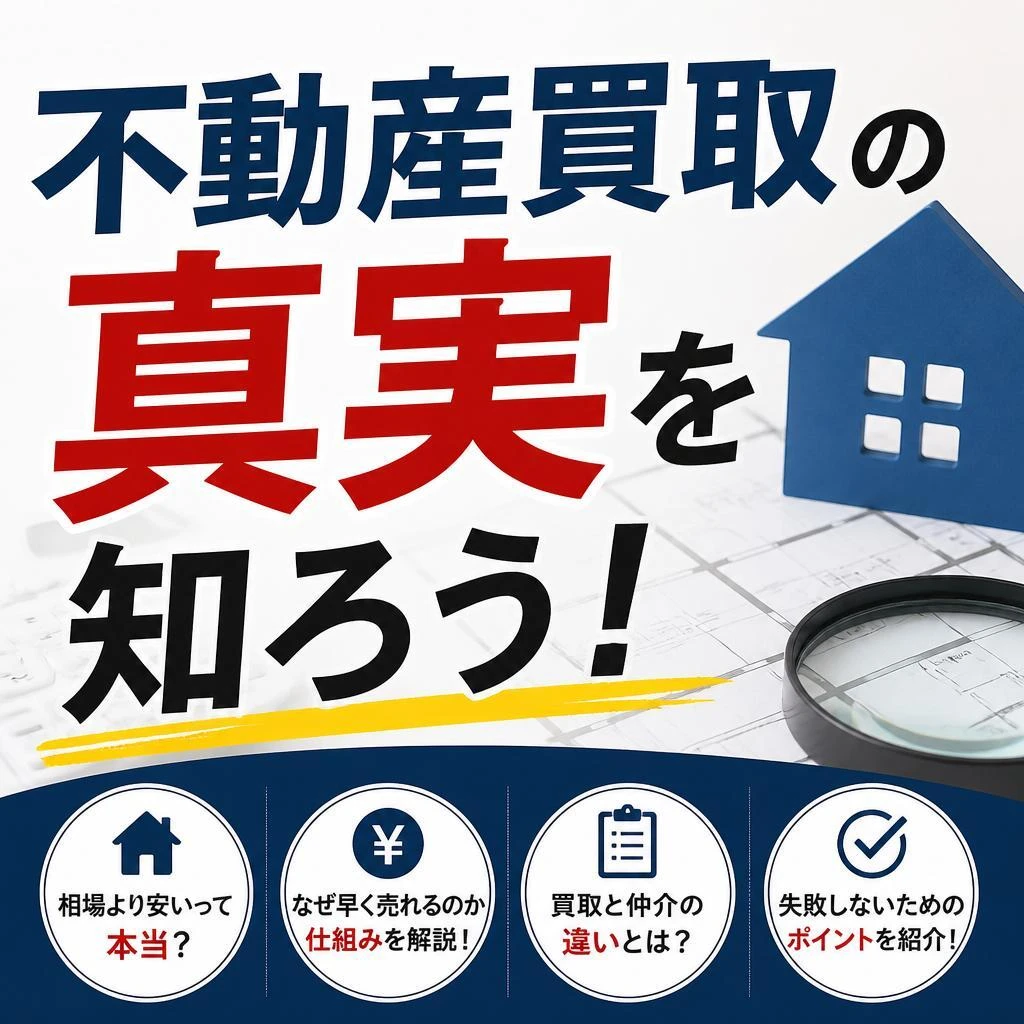 不動産買取の真実を知ろう！