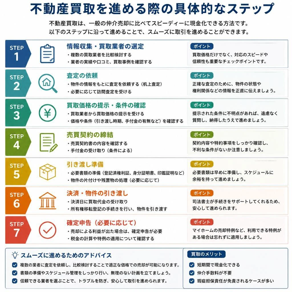 買取の流れとポイント