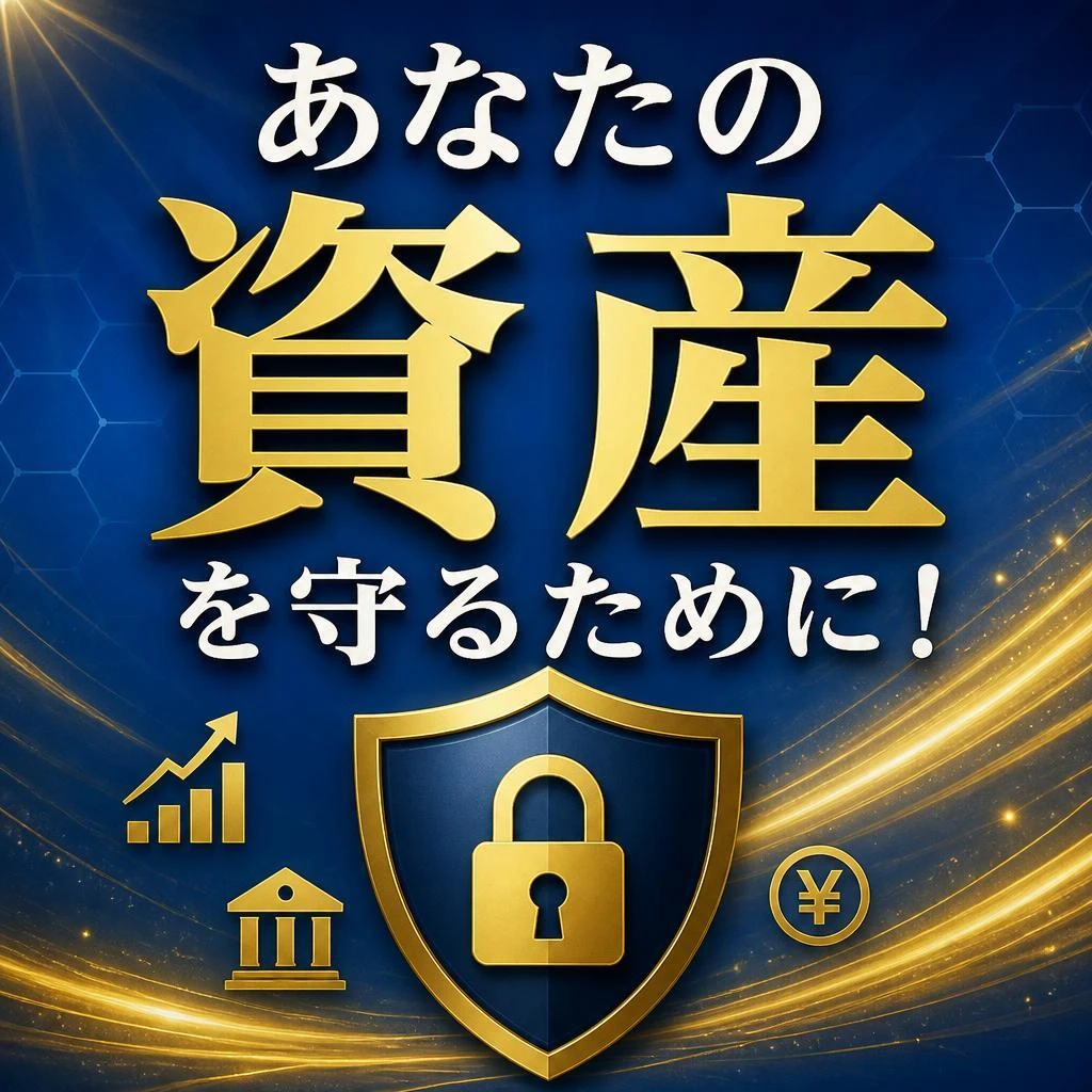 あなたの資産を守るために！