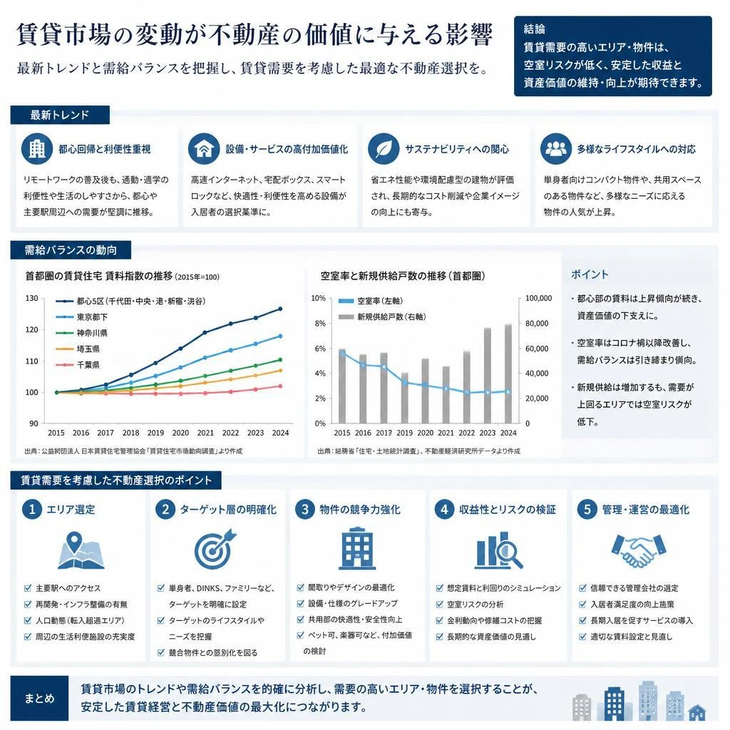 賃貸市場のトレンドを把握しよう！