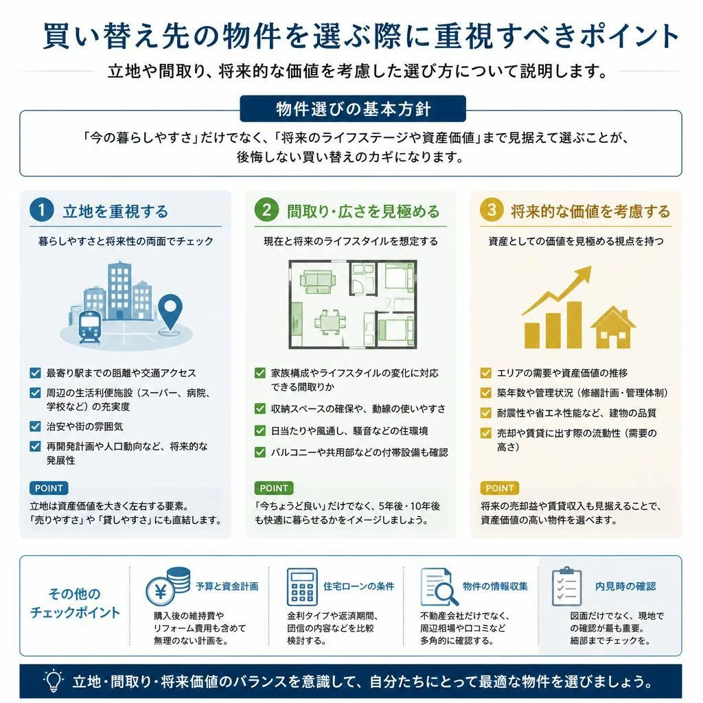 新しい物件選びのポイント