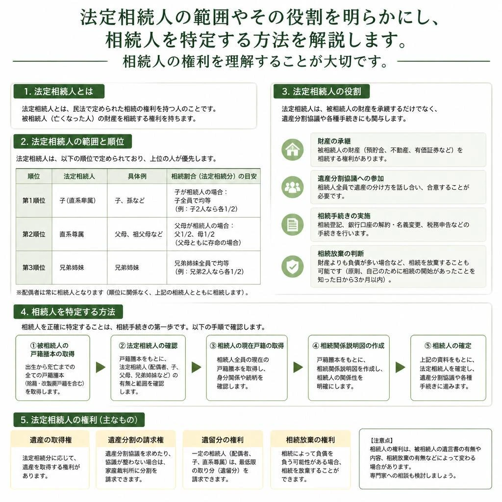 3. 法定相続人の確認