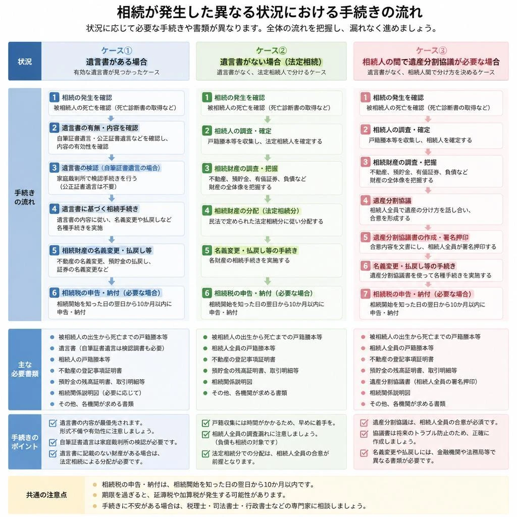 4. 相続手続きの流れ