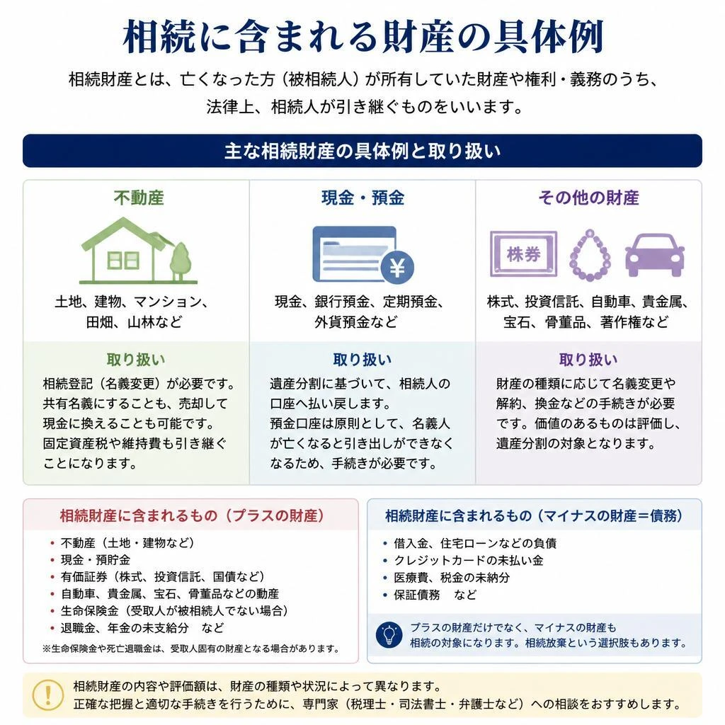 2. 相続される財産とは？