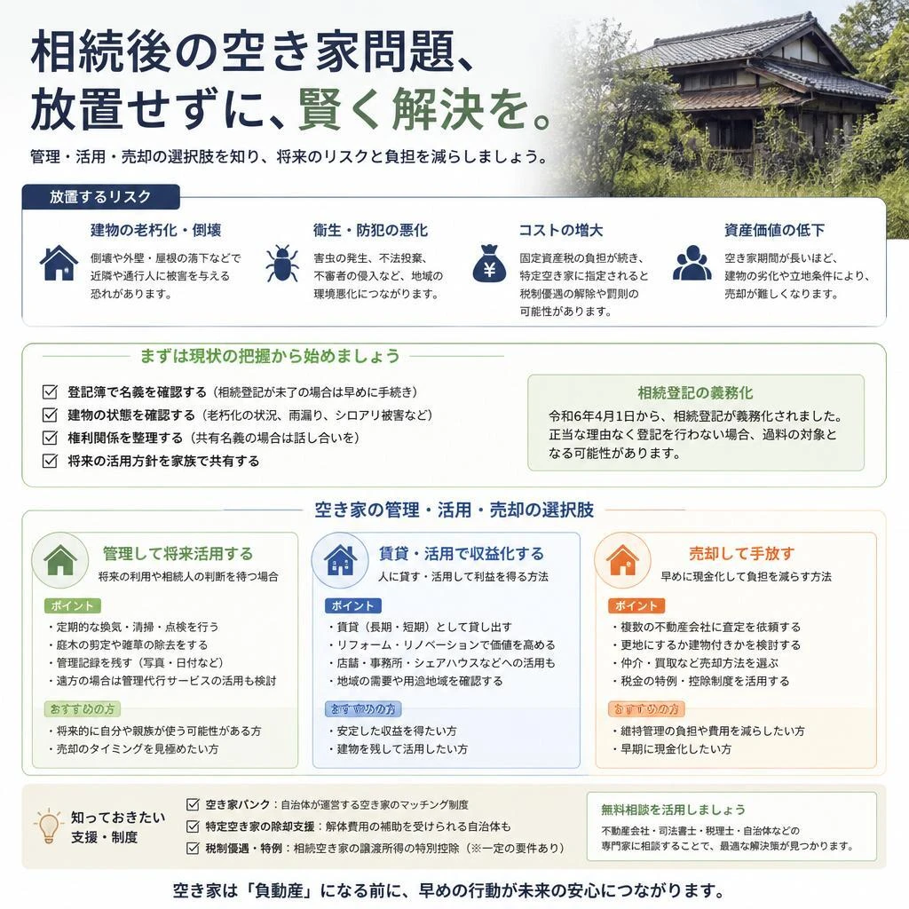 空き家対策と相続の関連性