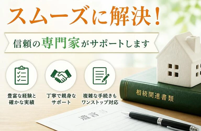相続問題をスムーズに解決！信頼の専門家がサポートします