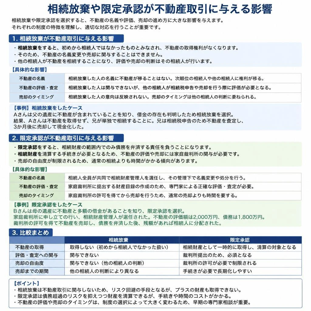 不動産売買への影響