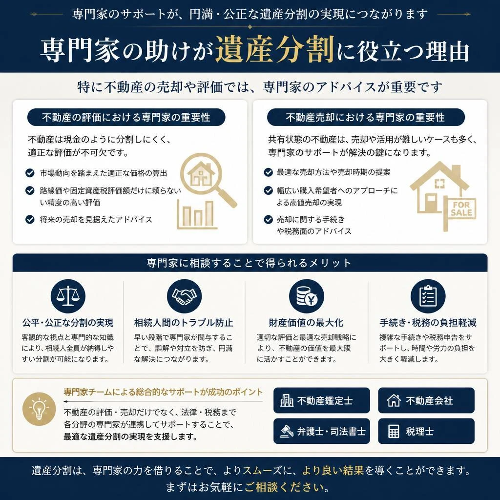 専門家のサポートがもたらす安心