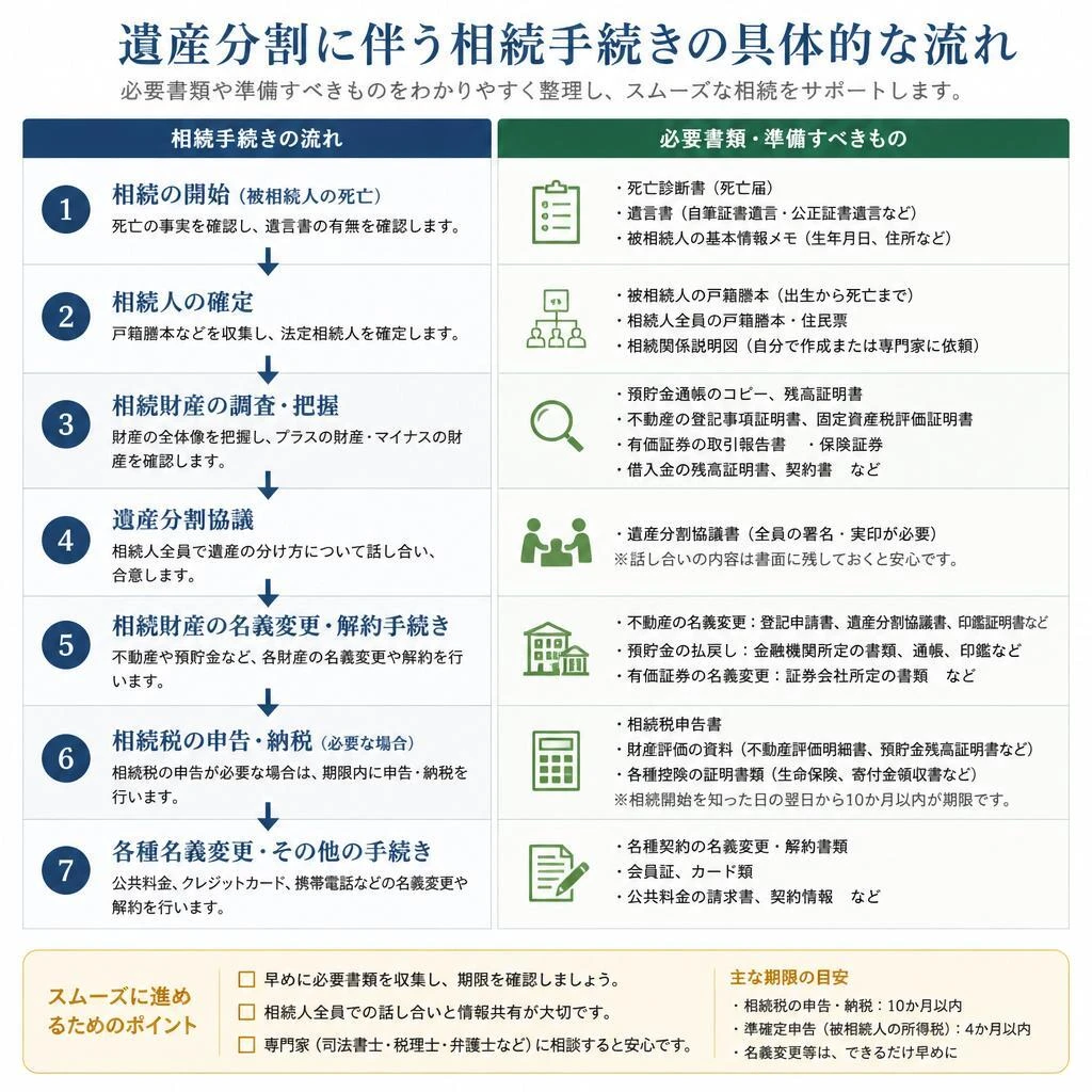 相続手続きの流れ