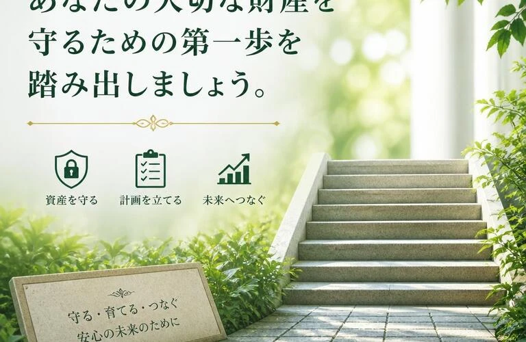 あなたの大切な財産を守るための第一歩を踏み出しましょう。