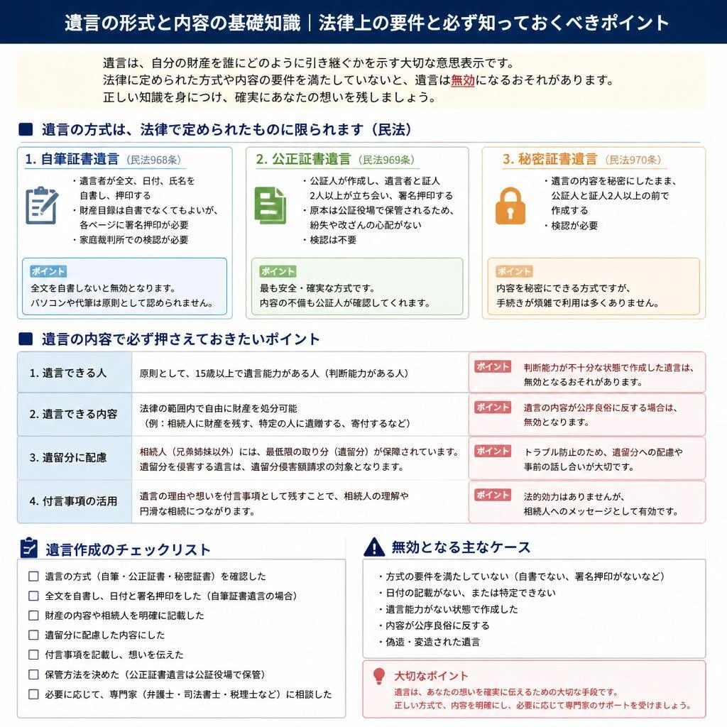 遺言の法的規定