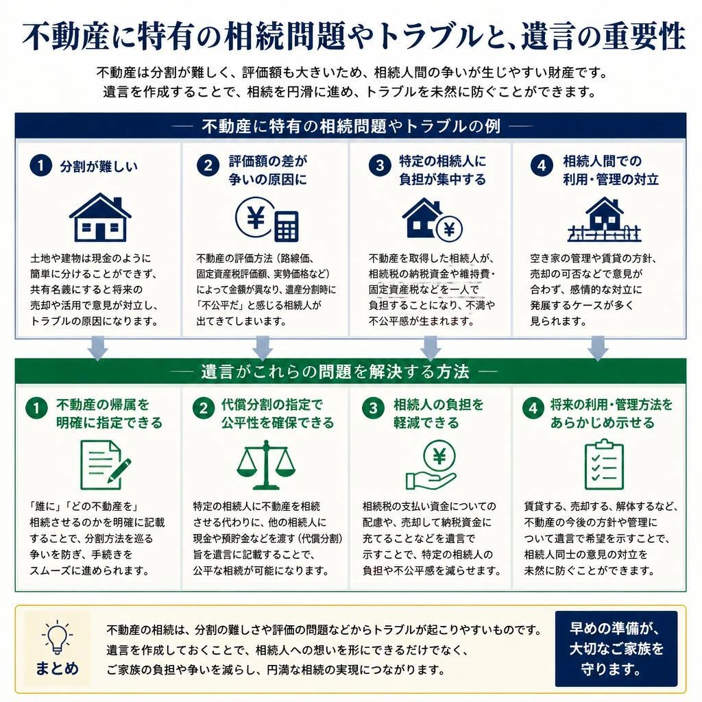 不動産相続の特殊性