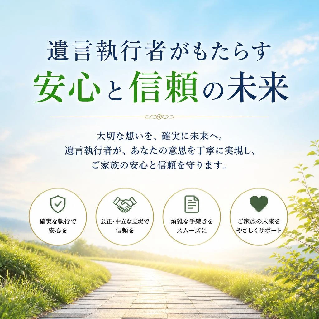 遺言執行者がもたらす安心と信頼の未来