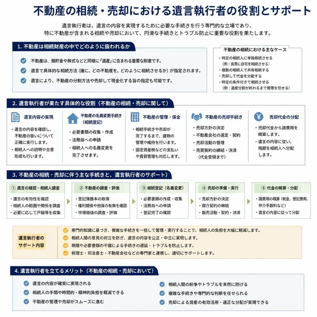 不動産と遺言執行者の関係