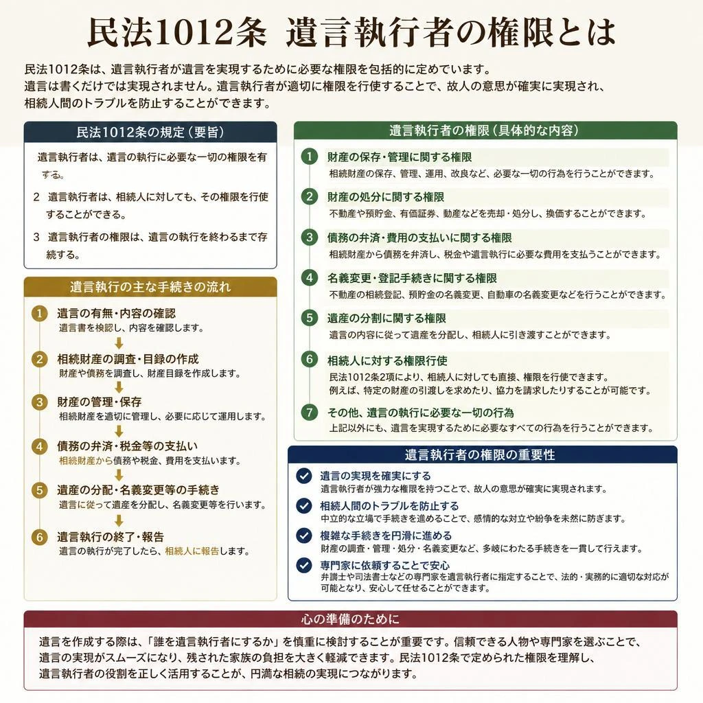 民法1012条のポイント