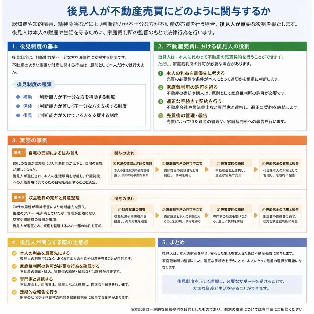不動産売買と後見制度の関連性