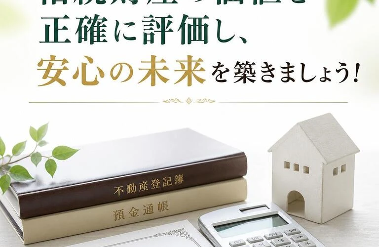 相続財産の価値を正確に評価し、安心の未来を築きましょう！