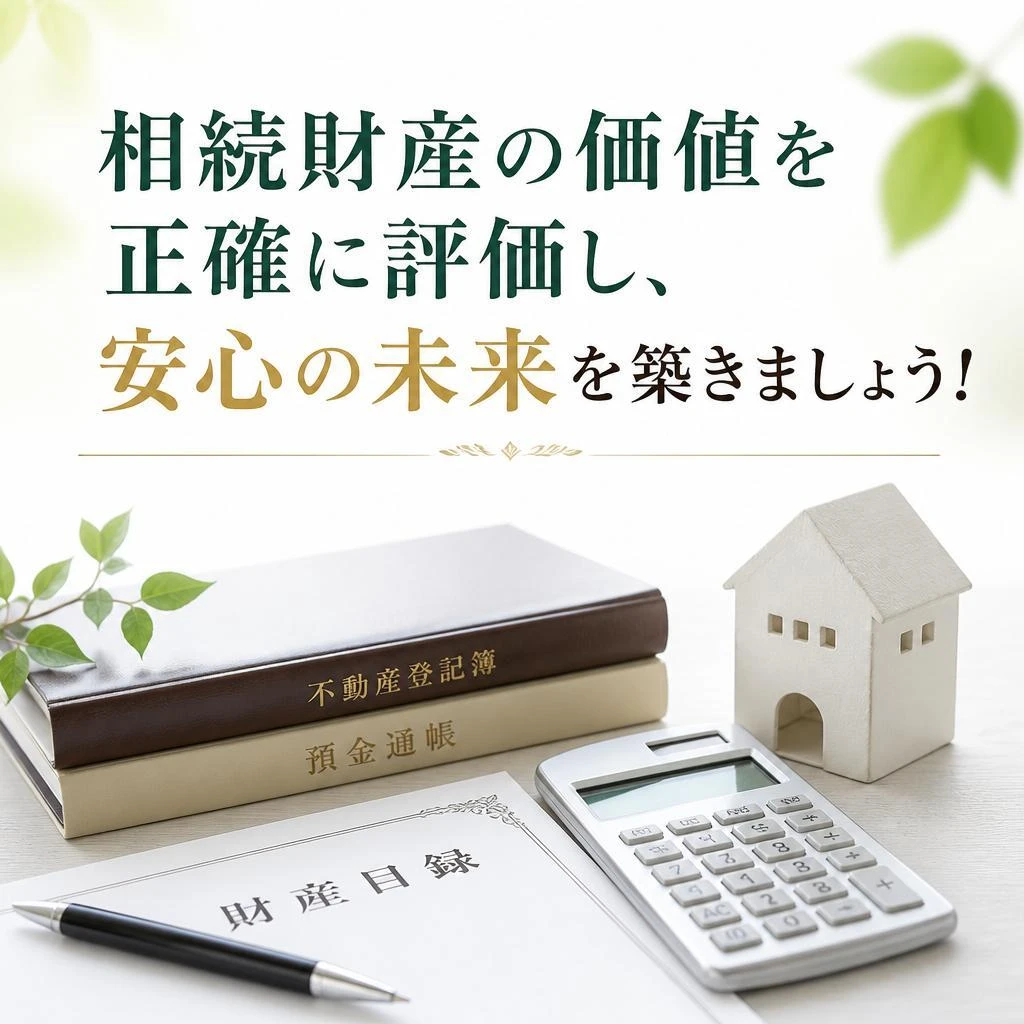 相続財産の価値を正確に評価し、安心の未来を築きましょう！