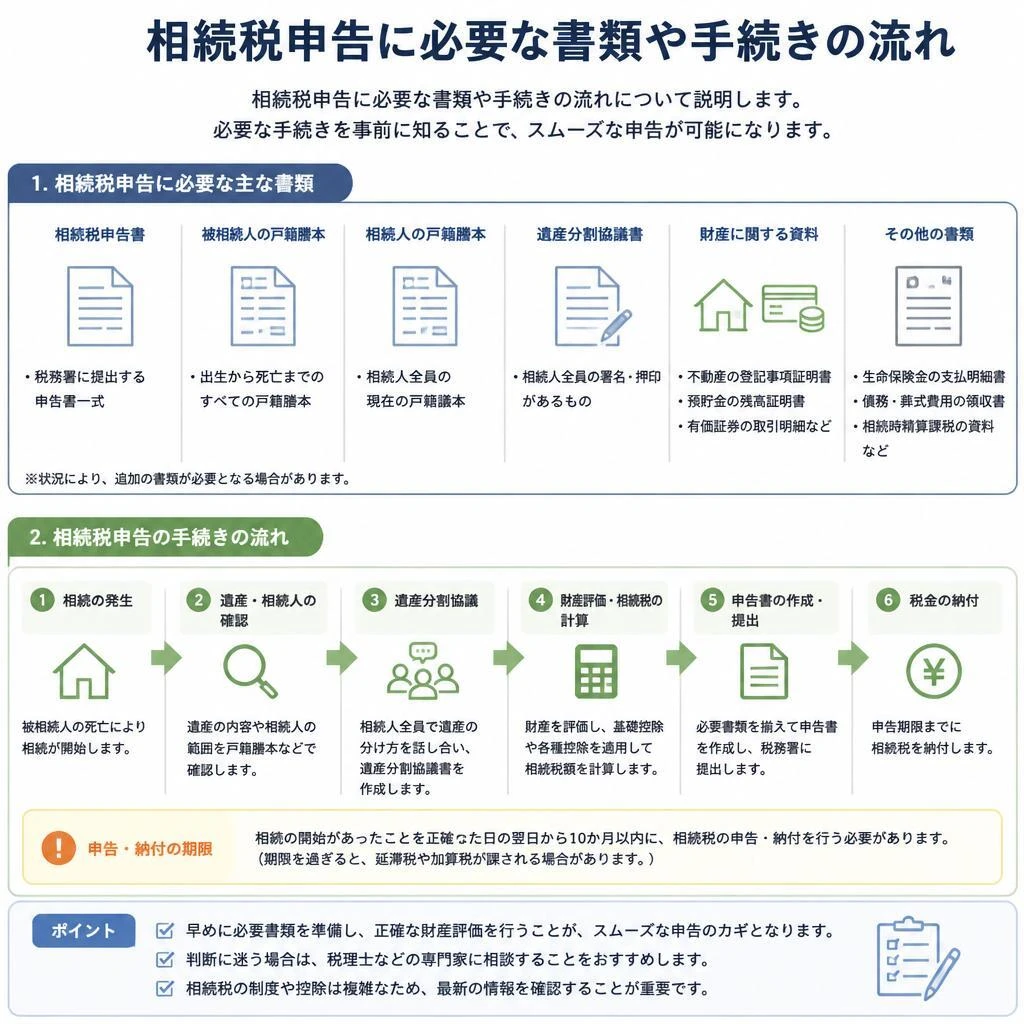 相続税申告の手続き