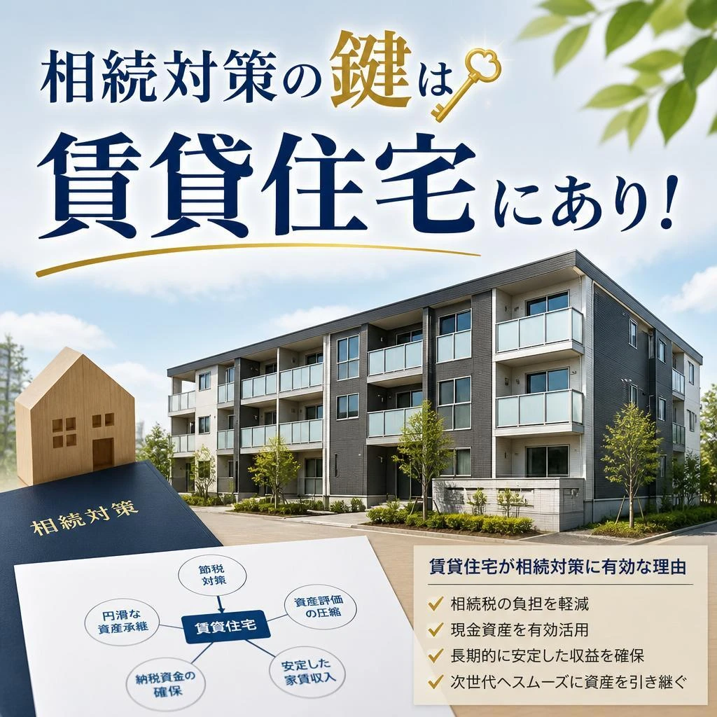 相続対策の鍵は賃貸住宅にあり！