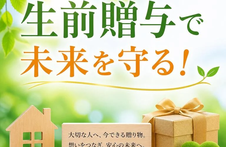生前贈与で未来を守る！