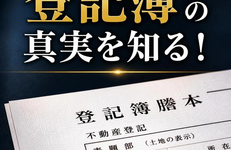 登記簿の真実を知る！