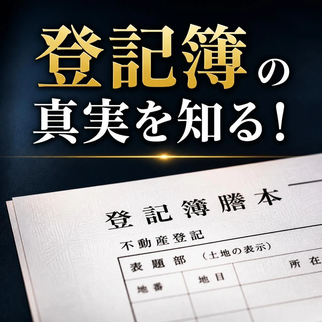 登記簿の真実を知る！