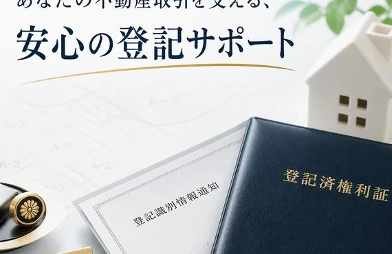 あなたの不動産取引を支える、安心の登記サポート
