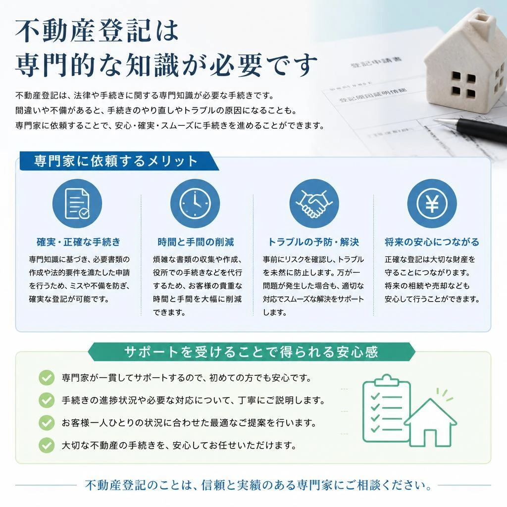 専門家に相談するメリット
