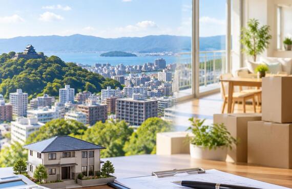 住み替えを、後悔のない新しい一歩に。売る・買うの順番から資金計画まで、松山市の不動産売買を30年以上支えてきた経験をもとに、お客様に合った買い替えを丁寧にサポートします。