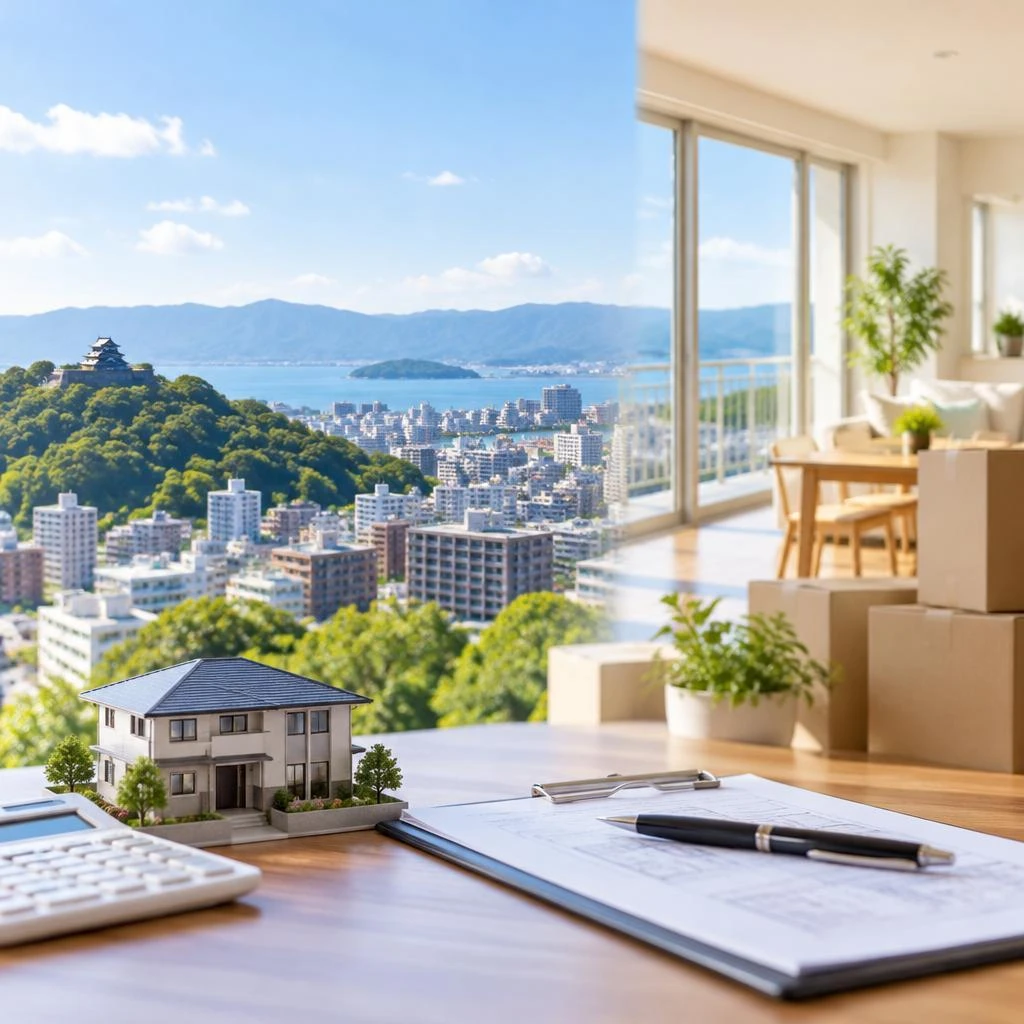 住み替えを、後悔のない新しい一歩に。売る・買うの順番から資金計画まで、松山市の不動産売買を30年以上支えてきた経験をもとに、お客様に合った買い替えを丁寧にサポートします。